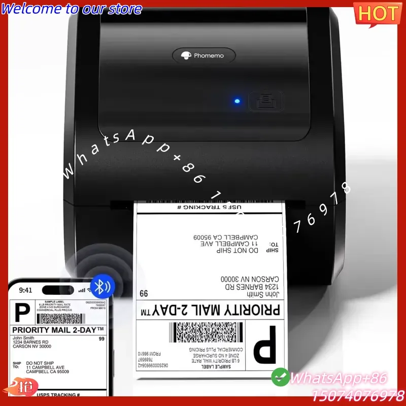 2026 Phomemo D520BT Label Thermal Printer 4x6 Printer for Small Business
