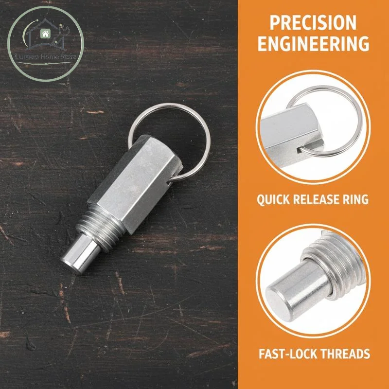 Stage Bracket Spring Pull Buckle Positioning Bolt Limit Pin Kit 7mm Lift Pull Ring Pin Fast Assembly Solution