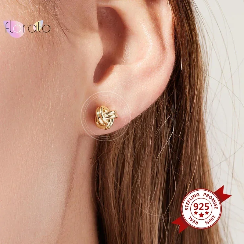 925 Sterling Silver Ear Needle Delicacy Multi-Style Stud Earrings For Women Temperament Versatile INS Mini Gold Earrings Jewelry