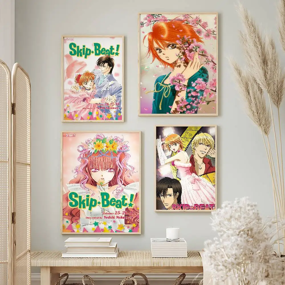 Romantic Anime Skip Beat! Posters Premium Self-Adhesive No Residue Wall Sticker for Home Office Bar Decor