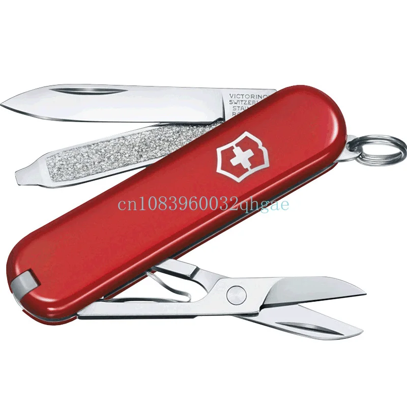 Original authentic 58mm model 0.6223 Vickers mini portable multifunctional folding Swiss Knife