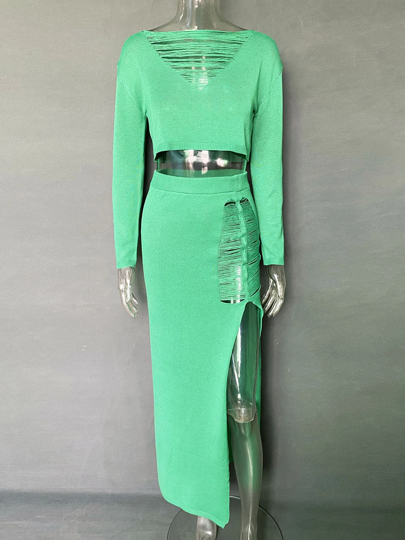 Vestido maxi transparente sexi de verano para mujer, vestido de fiesta de cumpleaños para club de playa, conjuntos de ropa para mujer, vestidos de noche de manga larga