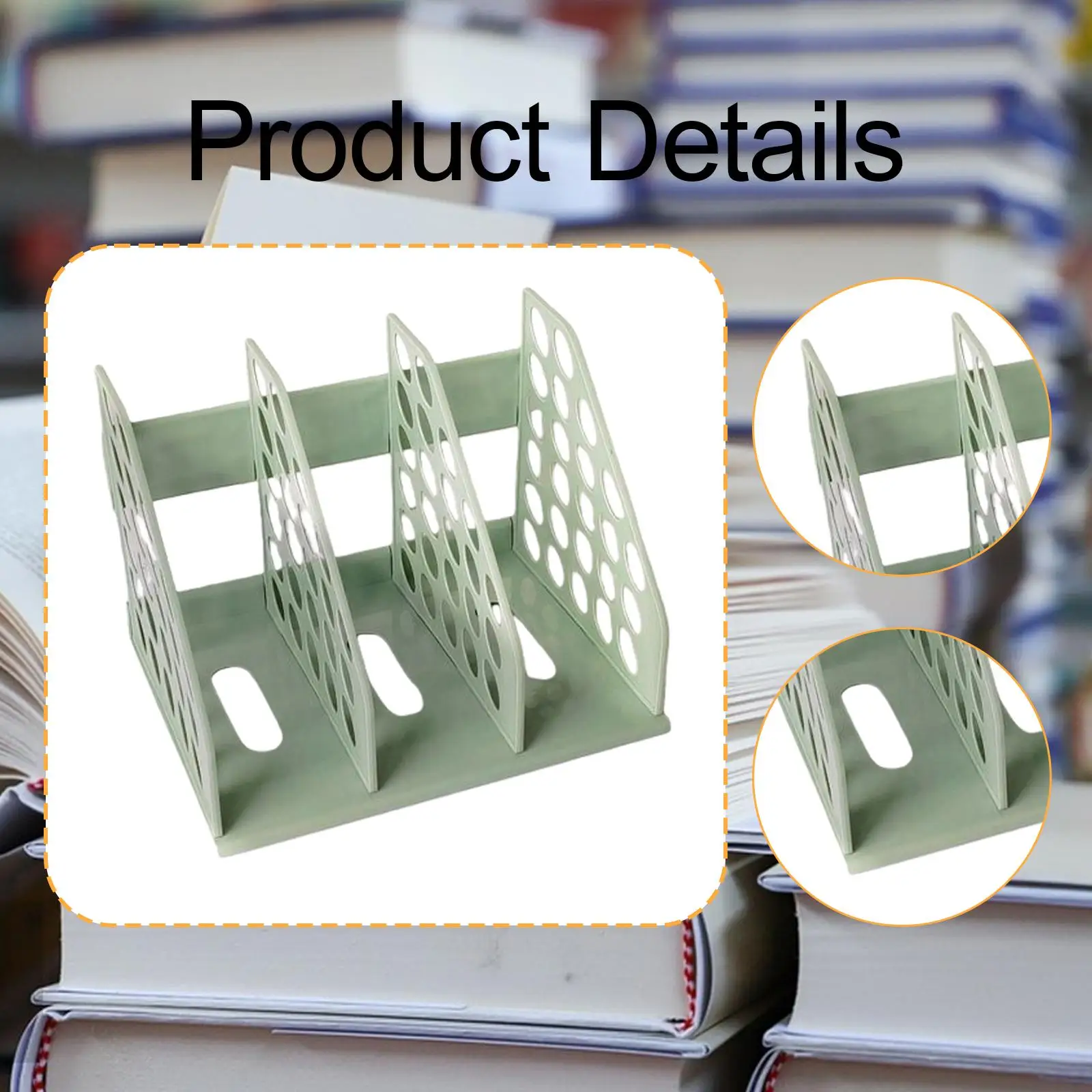 ที่ใส่แฟ้มเอกสารแบบตั้งโต๊ะ 3 ช่อง สำหรับจัดระเบียบเอกสารในสำนักงานหรือห้องเรียน