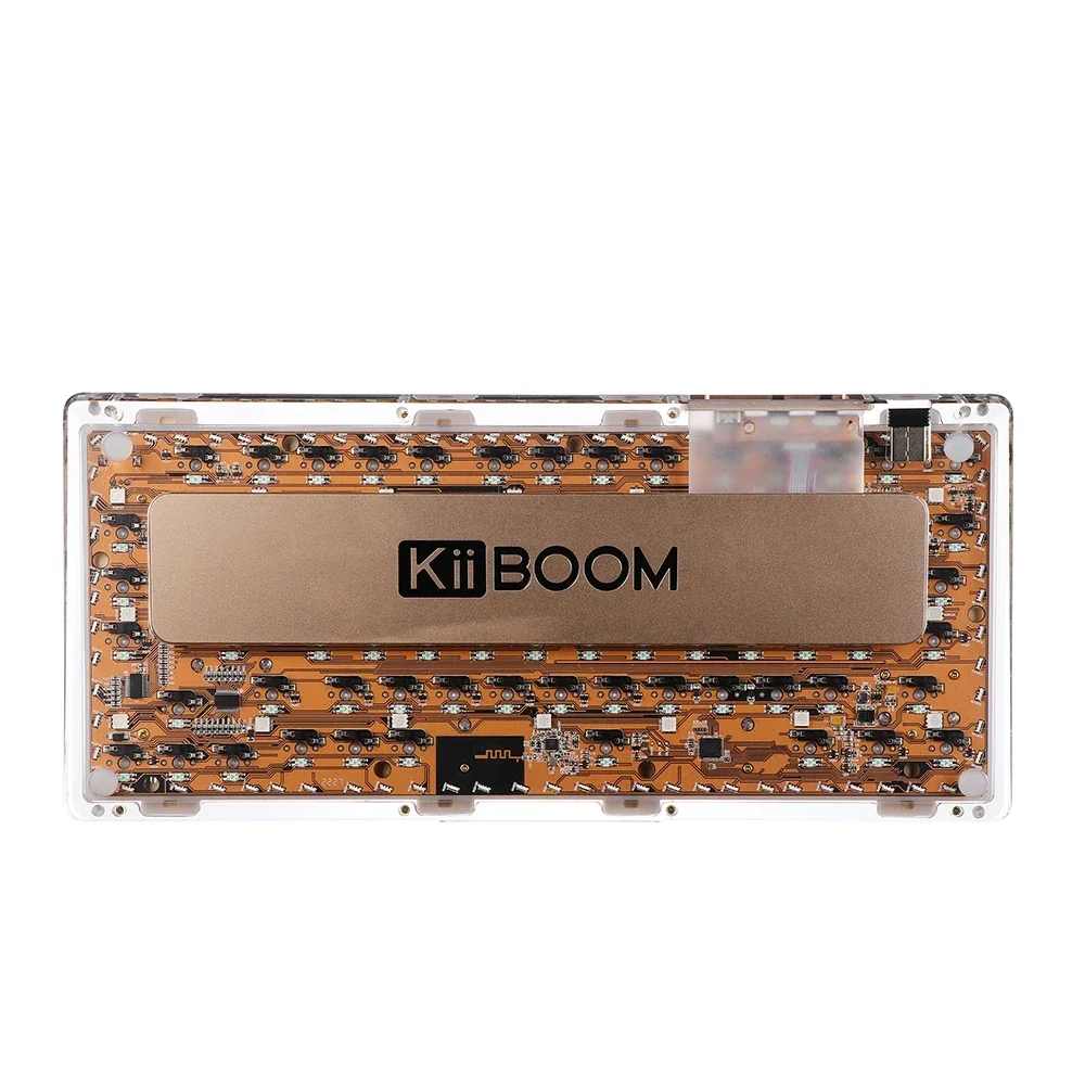 

KiiBOOM Phantom 81 Keypads & Keyboards Pcb Acrylic Gasket Mechanical Keyboard Keycaps Pbt Valorant Mechanical Keyboard