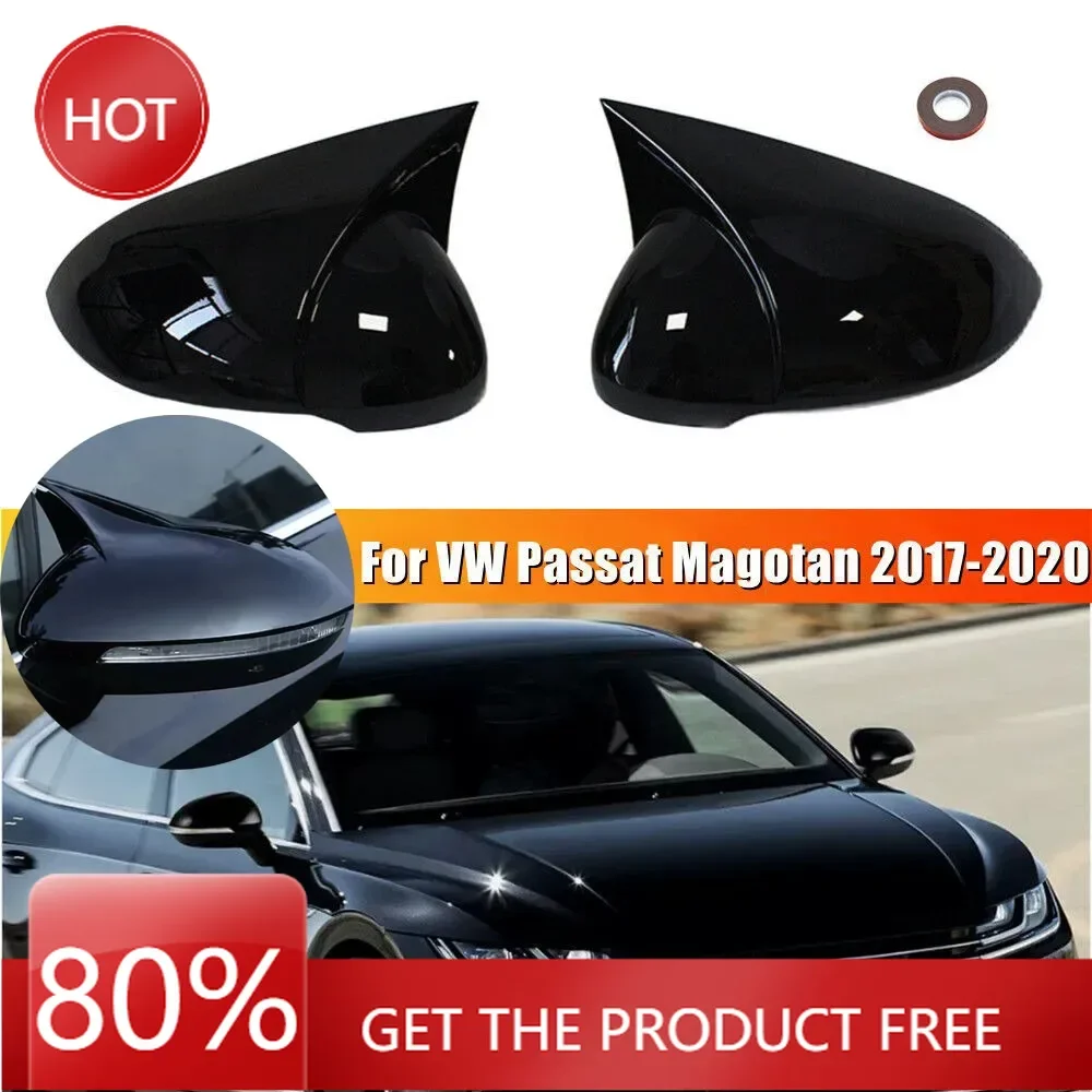 

Чехлы на зеркала для Volkswagen VW Passat B8 2017-2019, автомобильная наклейка, крышка бокового зеркала заднего вида, крышка крыла, внешняя дверь, чехол заднего вида