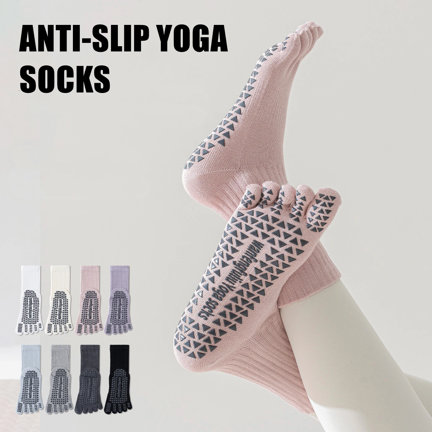 1 Pairs النساء الجوارب الرياضية لينة تنفس القطن سيليكون المضادة للانزلاق الباليه جوارب بيلاتيس الرياضة اللياقة البدنية اليوغا الجوارب