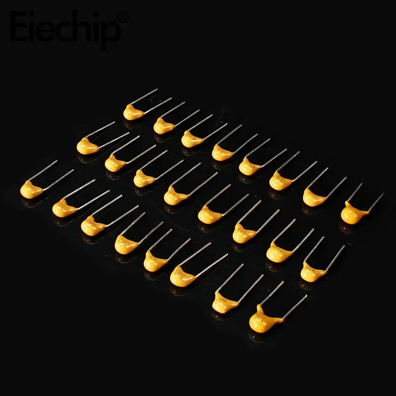 480PCS/box 50V Monolithic Ceramic Capacitor Kit 10pF-10μF 24 Values SMD Assortment for PCB Decoupling Electronics Projects