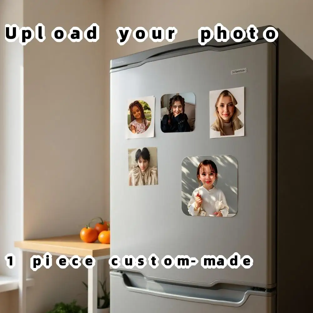 1/3/5pc rectangle Custom Picture Fridge Souvenir Magnet Custom Photo Magnet Fridge Magnet Fridge Decor Magnet Magnet Note Holder