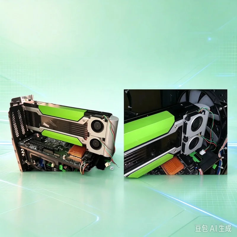 SYA+ For NVIDIA For Tesla P40 P100 M40 GPU U-shaped Active Cooling Fan 100% New 