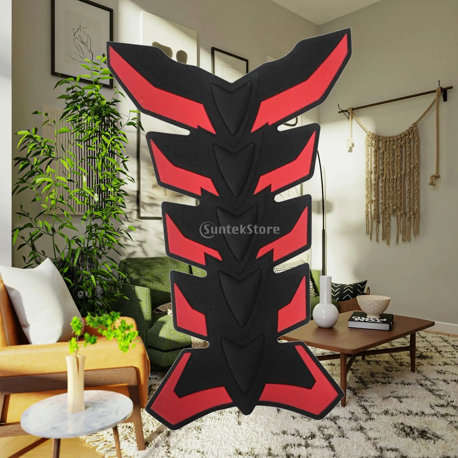 

Generic Motorcycle Tank Sticker 3D Rubber Motorcycle Gas Tank Protector Pad