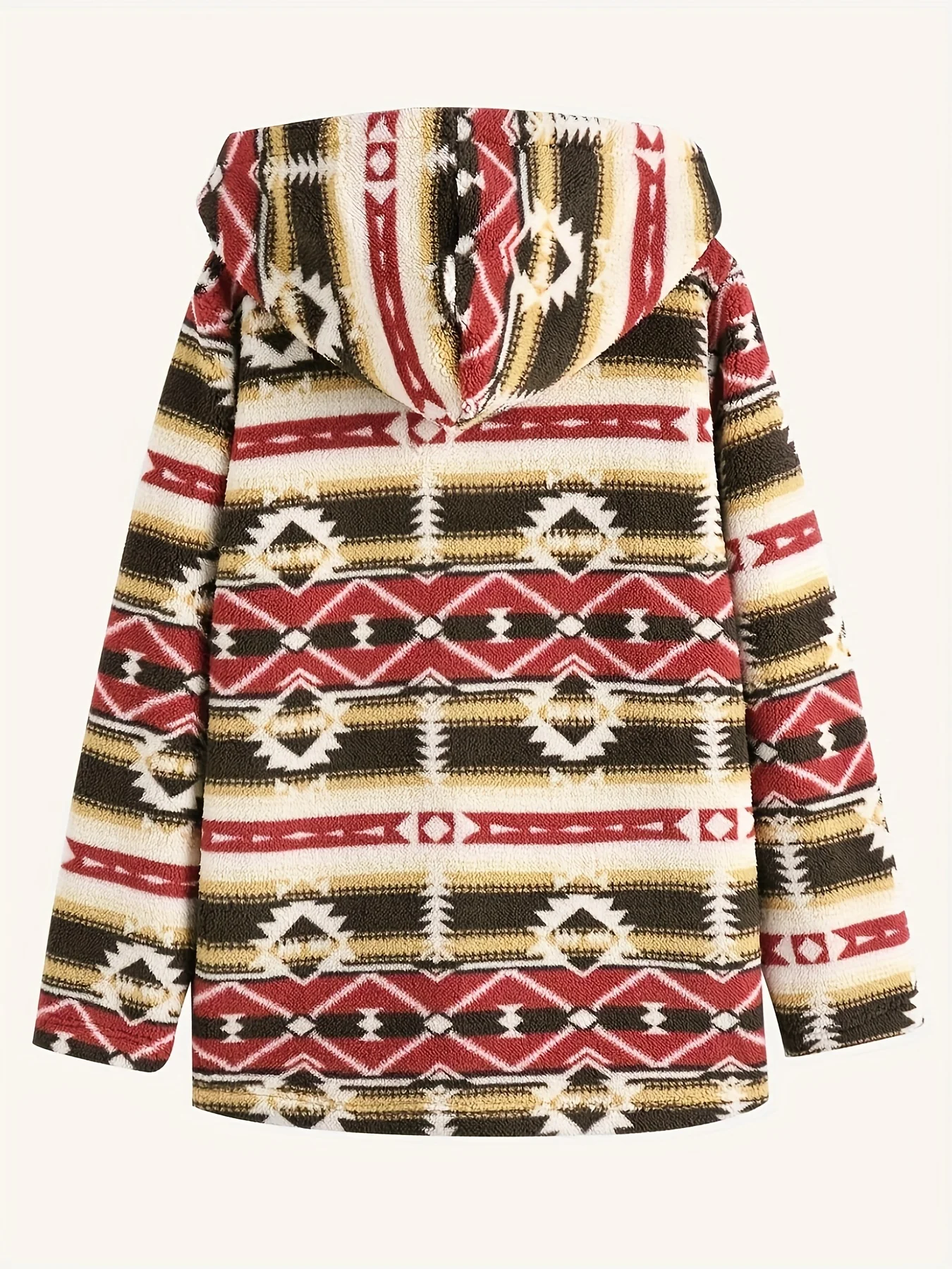 Women's Aztec national printing ultra-fine Austrian plush coat ladies plush coat