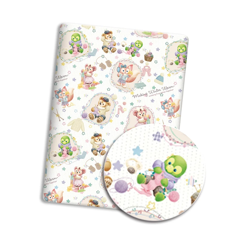 Popular DIY Disney Comic Hand-Stitched Fabric Patchwork Baby Dress & Household Bed Sheet, 140x50 cm Printed Fabric - view 4