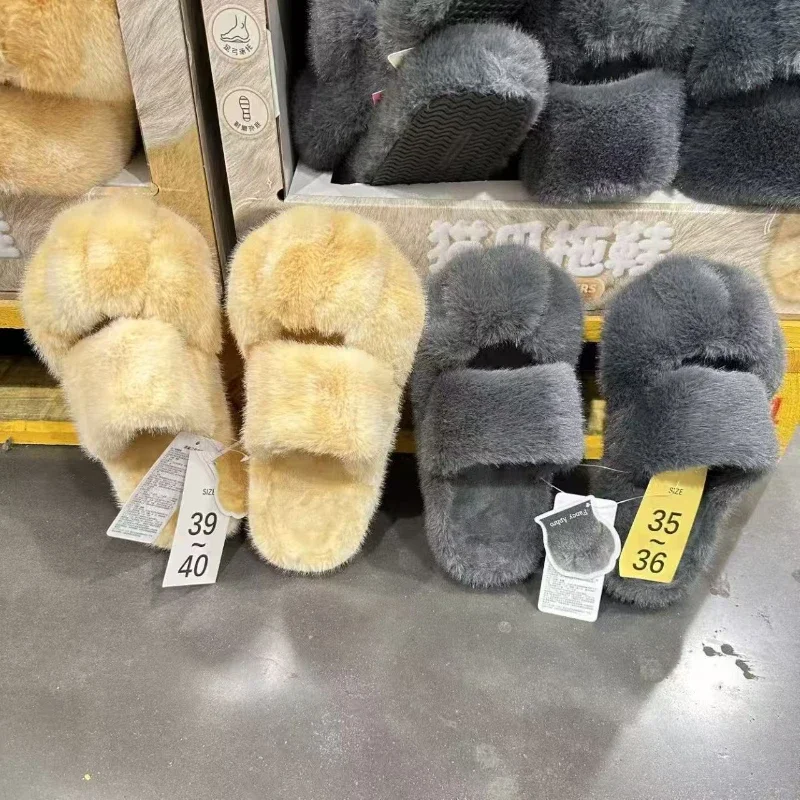 

Стильные милые плюшевые тапочки с кошачьими лапами, женские удобные зимние домашние тапочки на плоской подошве, домашние теплые хлопковые тапочки, парные тапочки