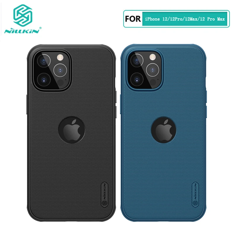 For iPhone 12 Case 5.4/6.1/6.5 Casing Nillkin Frosted Shield Pro PC Hard Back Cover For iPhone12 Pro Max Case