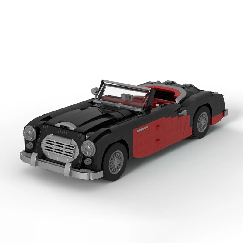 MOC Austin Healey Mk1 Speed Champion Static Edition Oldtimer Modell Racing Kinderspielzeug Geschenk Technologie Bausteine