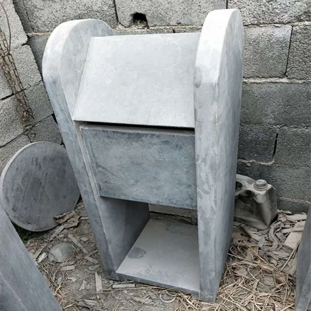 Cheap mailbox Outdoor stone mailbox Freestanding
