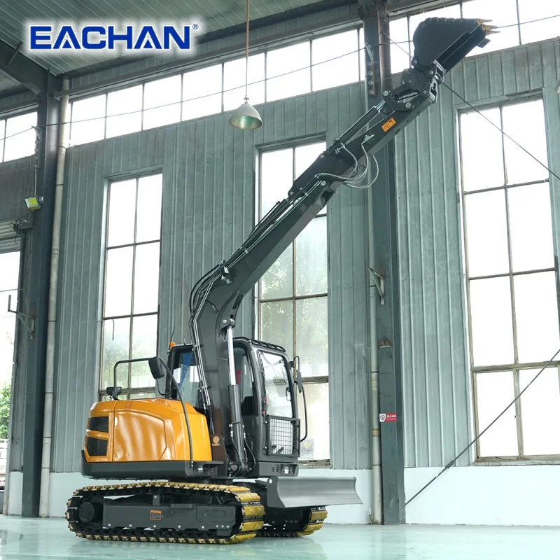 Cheap Small Digger 6.5 Ton Machine EPA Crawler Mini Excavator 4 Ton Free Shipping Earthmoving Backhoe Excavating Customized