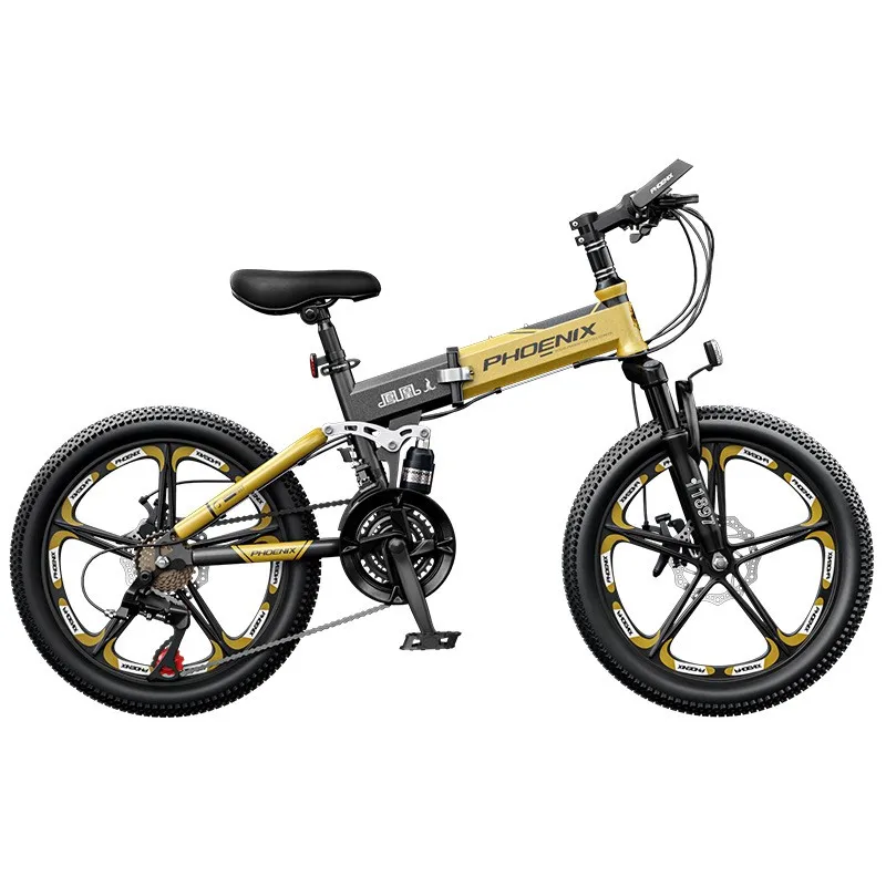 AliExpress SKIG Bicycle Boys Girls Pedal Bike Folding 20 Inch Shift Mountain Bike Herrenfahrrad Bicicleta