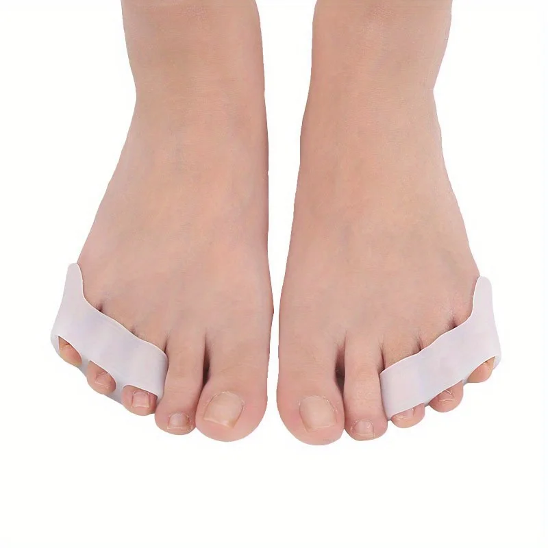 2pcs Transparent Gel Toe Protectors, Comfortable Wrap To Protect Foot Toe