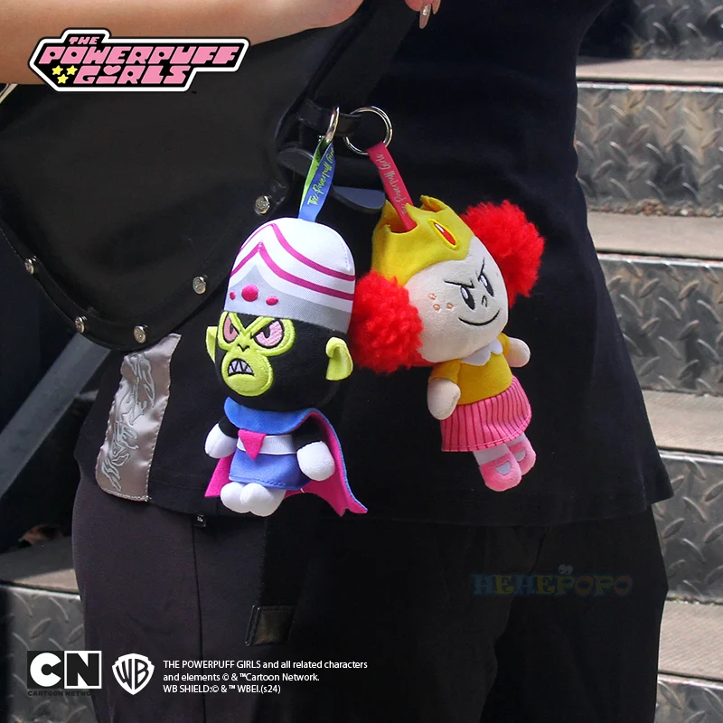 New Kawaii Anime The Powerpuff Girls Plush Keychain Princess Morbucks Mojo Jojo Blossom Bubbles Buttercup Pp Cotton Filled Dolls