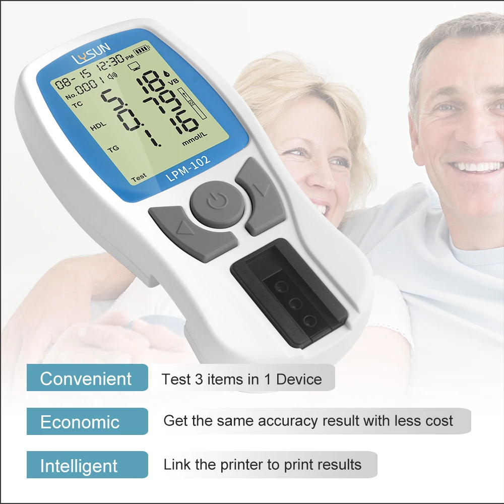 4in1 optics Blood Lipid Analyzer total cholesterol (TC) high density lipoprotein cholesterol (HDL) &triglyceride (TG) cholestero