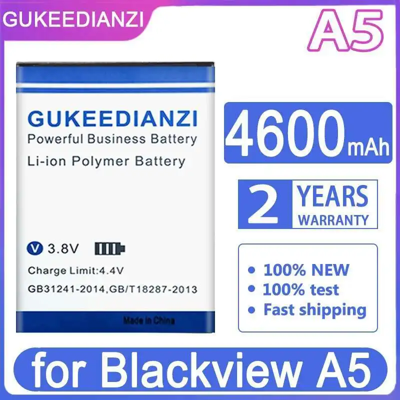 

Long-Lasting Performance 4600Mah Mobile Phone Battery For Blackview A5