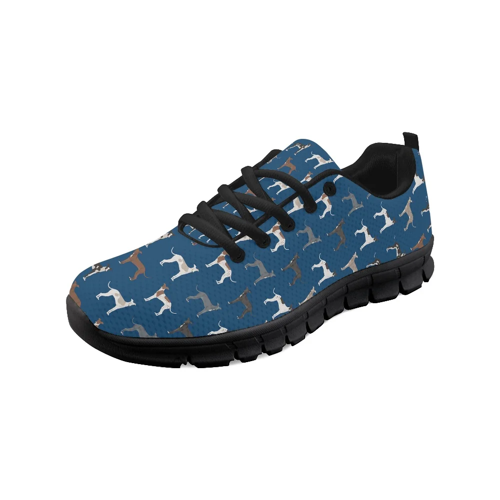 2025 Cartoon Dog Print Flats Jogging Running Shoes Mesh Women Casual Shoes Summer Soft Ladies Sneaker Nurse Shoes For Teen Girls