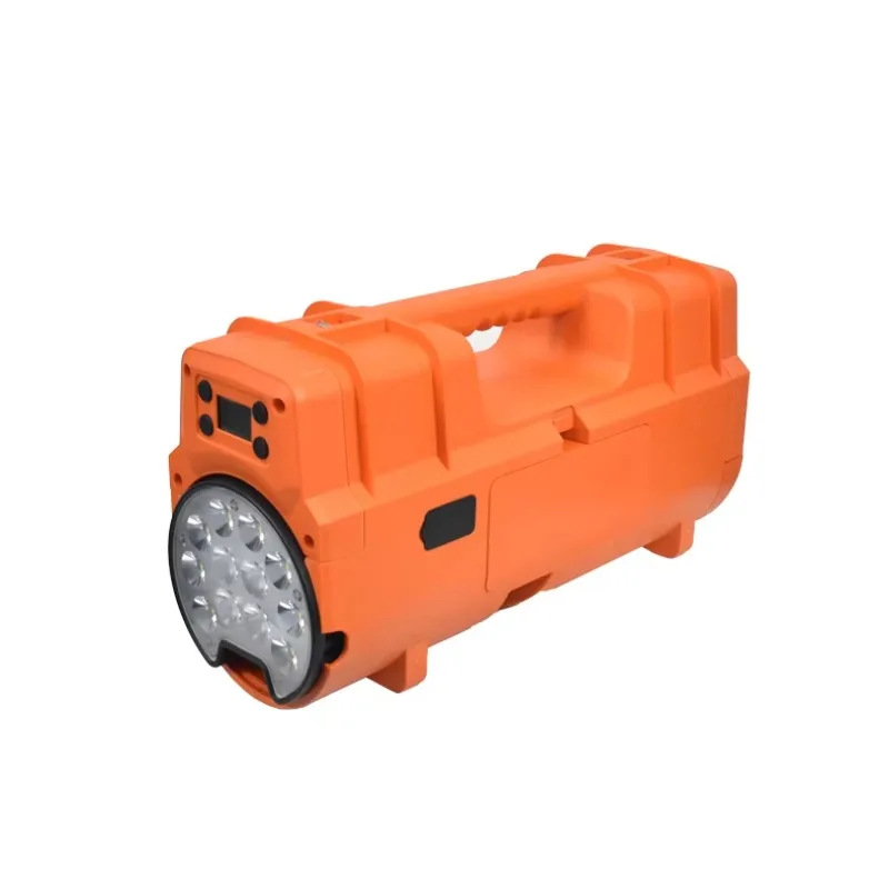 USB Rechargeable LED Work Light Bright Foldable Magnetic Hook with Rubber Cover for Car Inspection