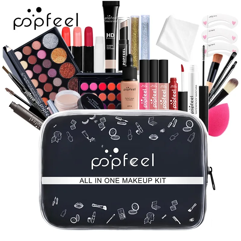 Makeup Kit for Women All in One Makeup Sets Makeup Kit for Women Full Kit Teens Makeup Essential Bundle Include