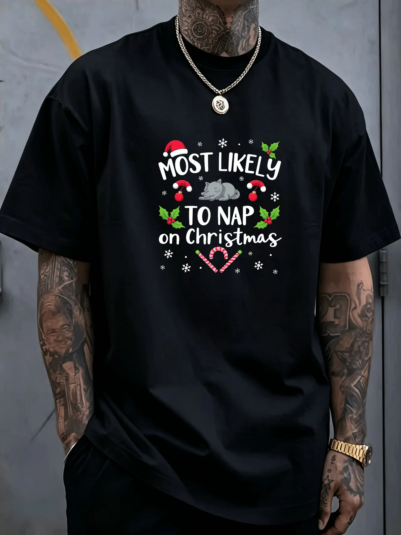Men's VACAY Seashell Starfish Print Funny T-Shirt 4th of July and 250 American Celebration for Men