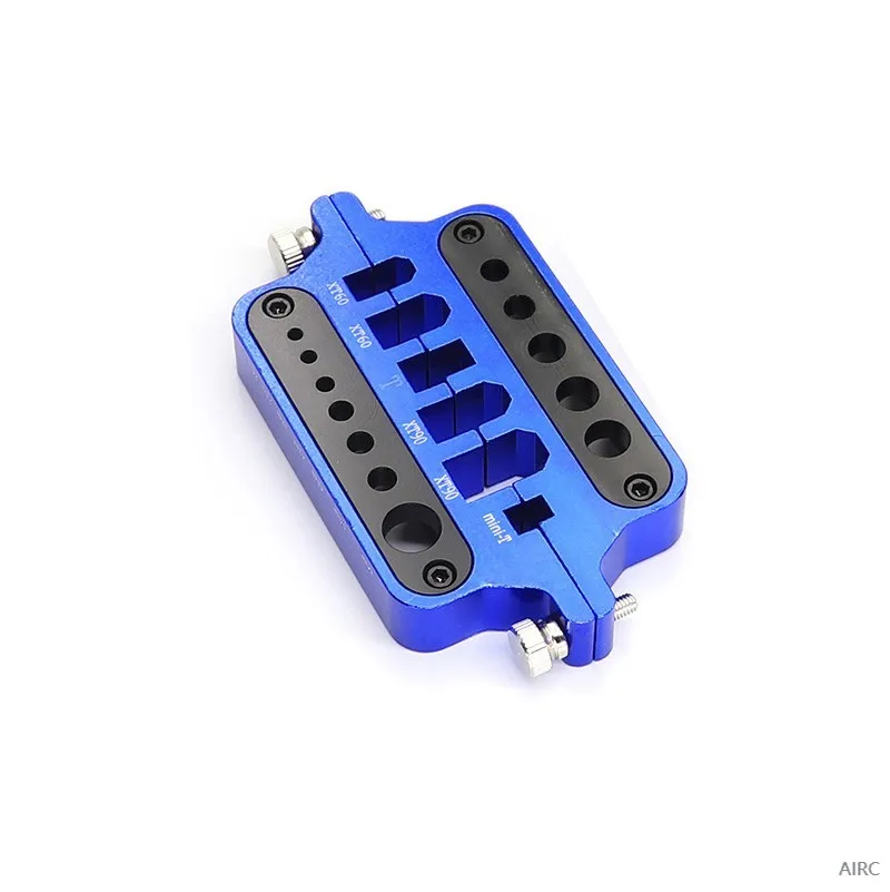 Metal Red Remote Control Car Welding Tool Holder T-Plug Connector XT90 for Model Car Drone Marine - Welding Tool Accessory