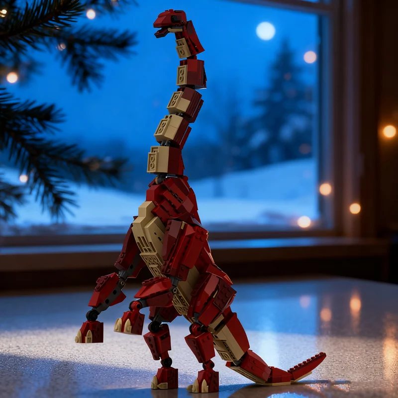 

606pcs MOC Brachiosaurus Creatored Model Building blocks Architecture Assemble toys DIY creative idea Christmas gift Birthday