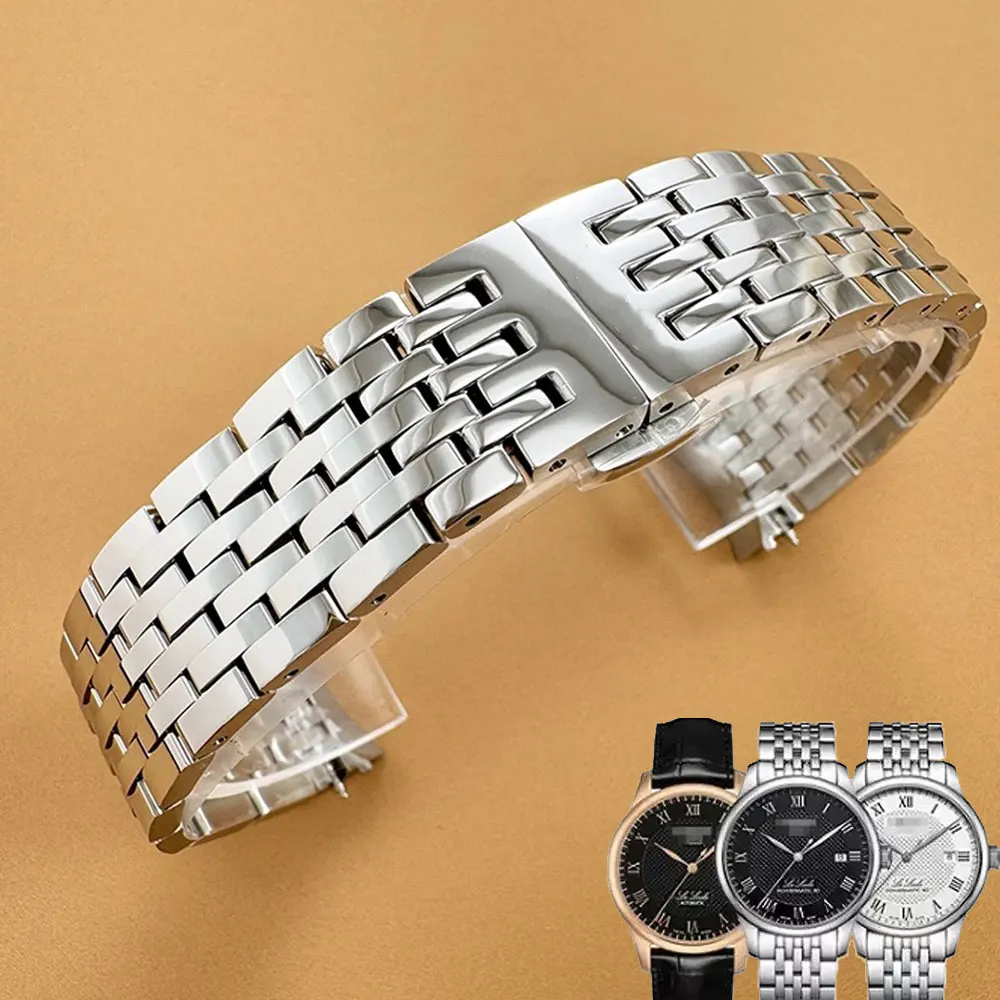 High Quality Stainless Steel Watch Strap for Tissot 1853 Le Locle T41/T006 Men's Watch Bracelet 19mm Watch Band Accessories