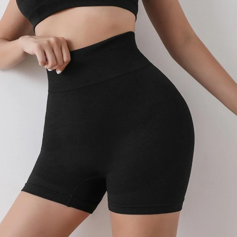 Seamless Women\'s Butt Lifting Yoga Shorts High Waisted Booty Scrunch Sports Fitness Sexy Yoga Shorts