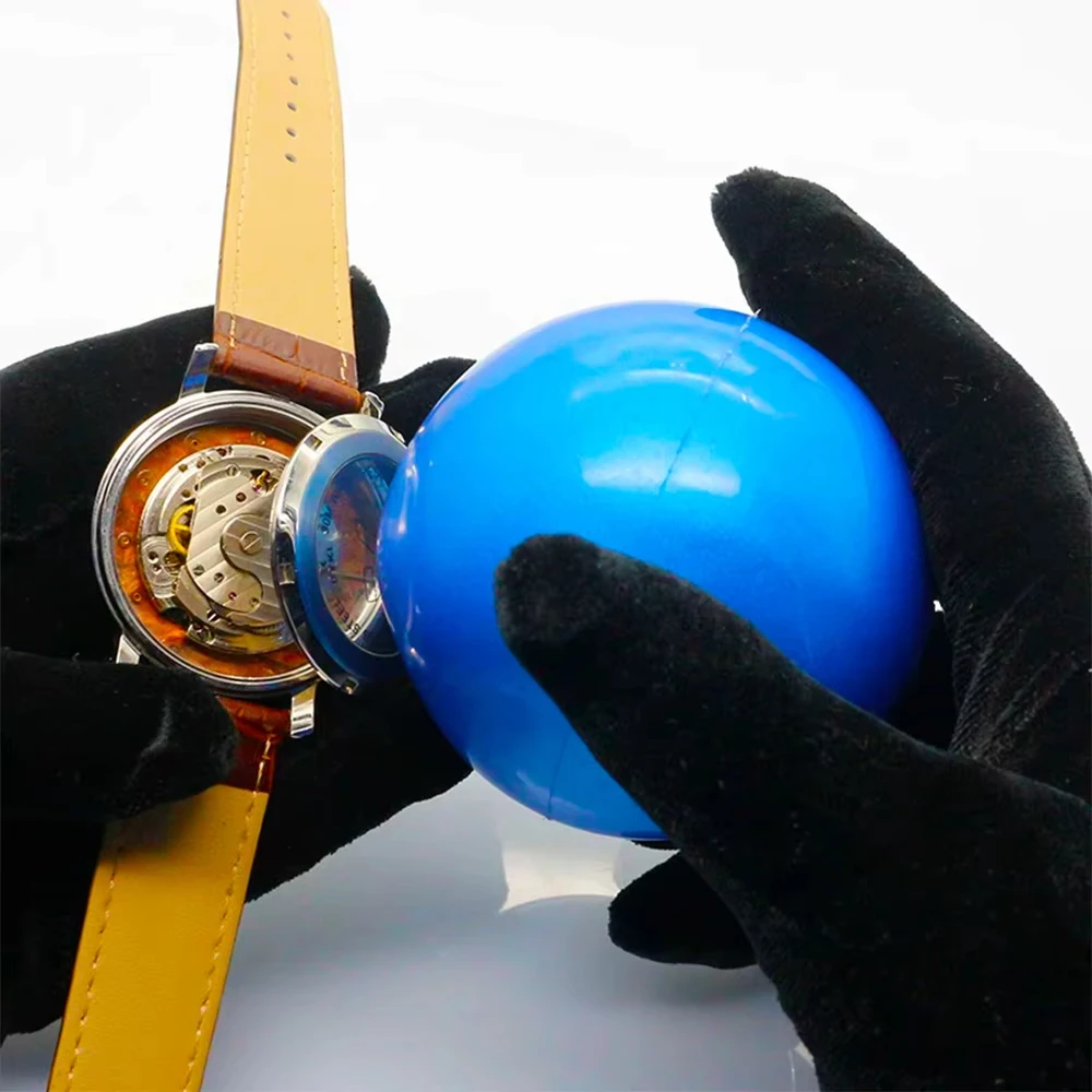 Luxury Watch Cleaning Kit - เครื่องมือเปิดฝาหลังนาฬิกายางกันลื่น แบบลูกบอลหมุน สำหรับช่างซ่อมนาฬิกา ซ่อมนาฬิกาข้อมือ เปลี่ยนแบตเตอรี่ ใช้งานได้จริง