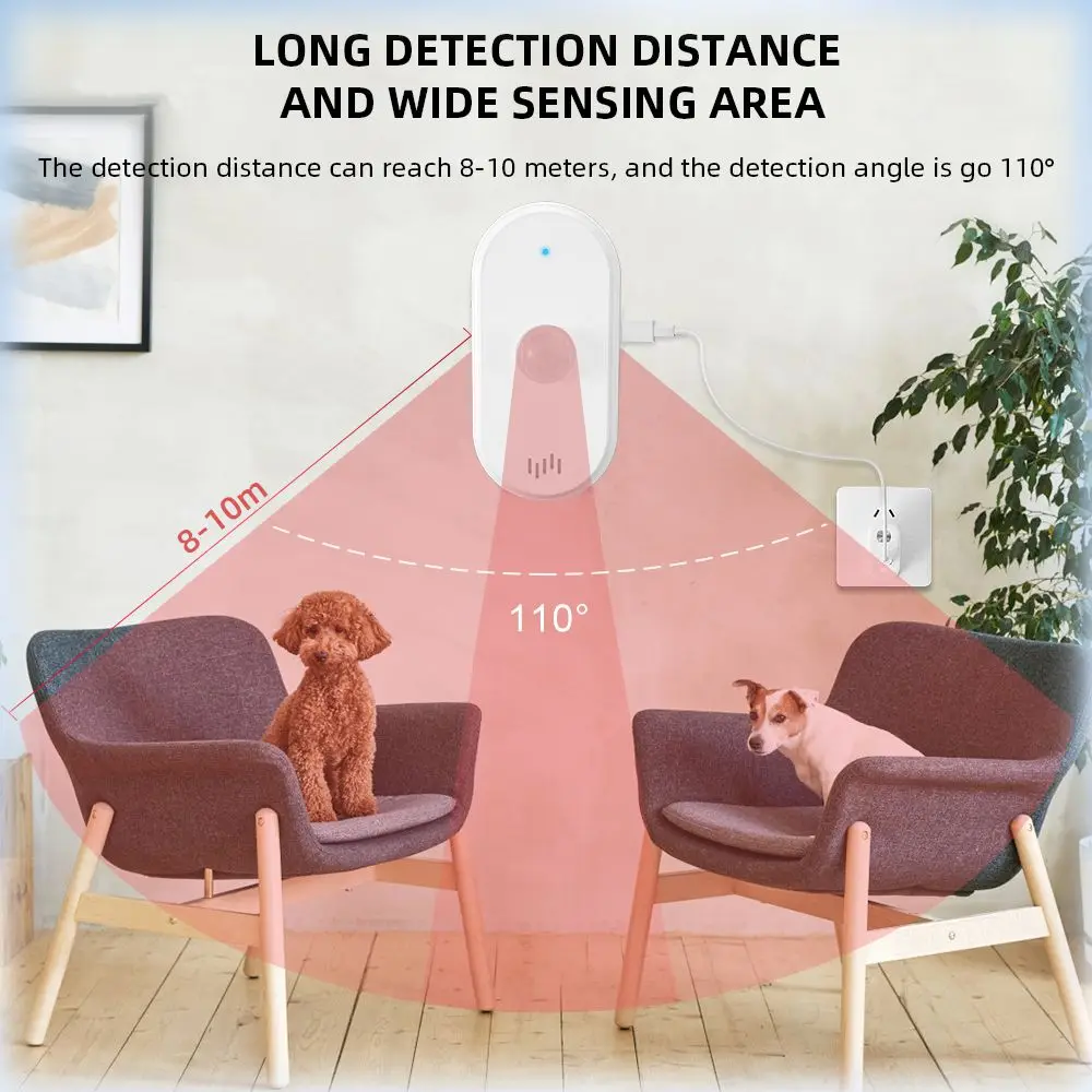 Tuya-Sensor Inteligente de Janela e Porta com Alarme Sonoro, Mini Sensor Sem Fio, Detectores Abertos e Fechados, Controle APP, Sistema de Segurança Doméstica