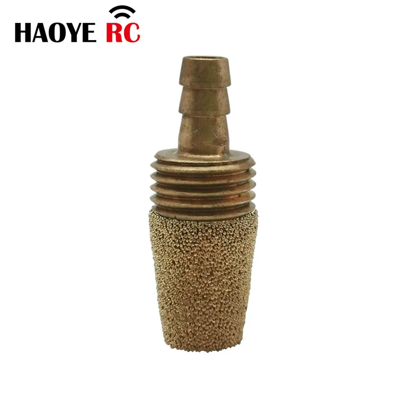 Haoye 1pc Anti Fouling Oil RC Accessory Fuel Clunk Filters Sintered Bronze High Quality D10×M10×D5×L25 Oil Hammer For RC Parts