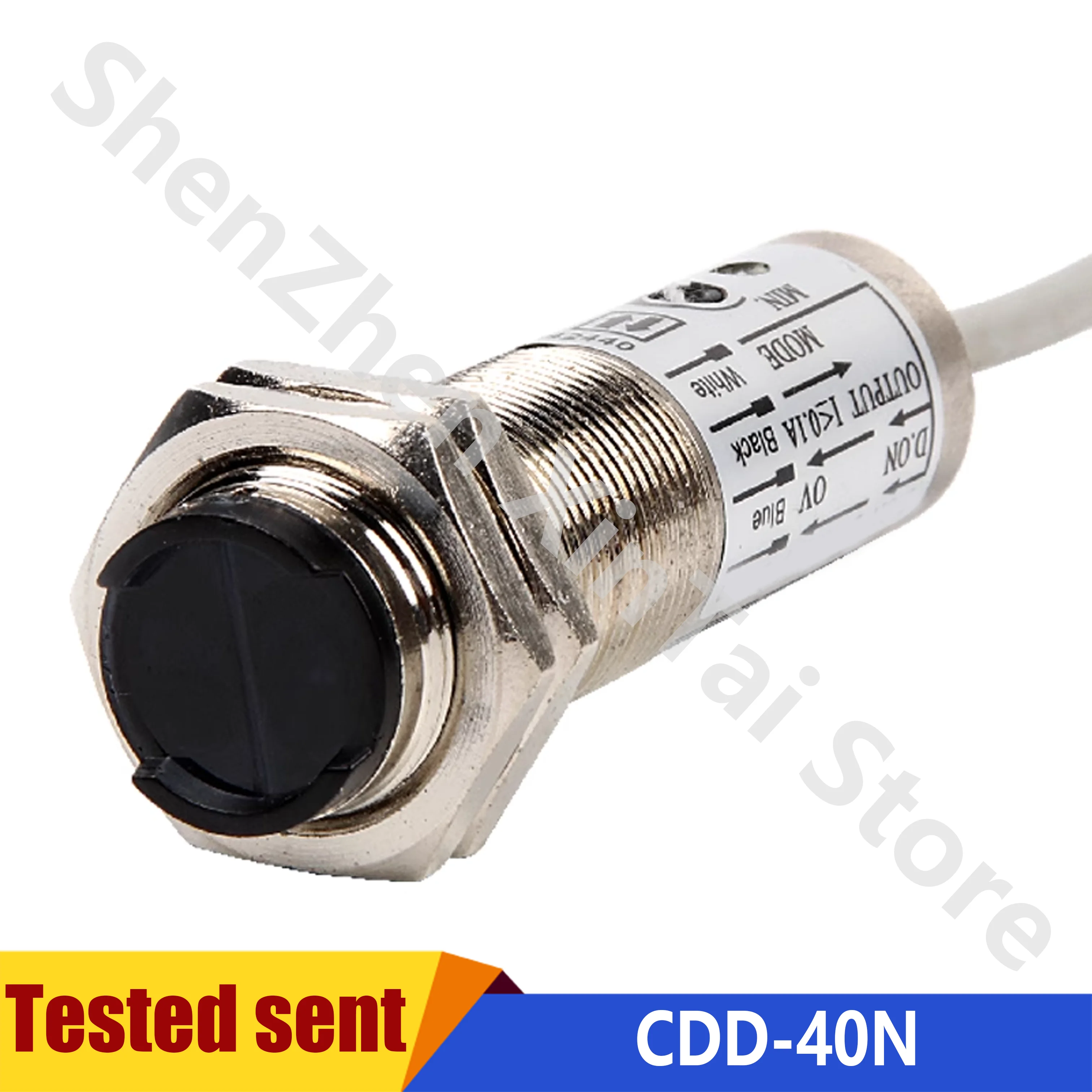 

Spot New 5PCS CDD-40N DC 4 Wire NPN NO+NC Diffuse Reflection Photoelectric Switch Sensor