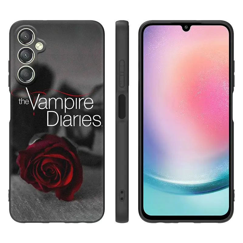 The Vampire Diaries Black Case For Samsung Galaxy A15 A14 A05 A34 A54 A52S A53 A33 A23 A24 A13 A12 A22 A32 A50 A51 A70 A71 A73