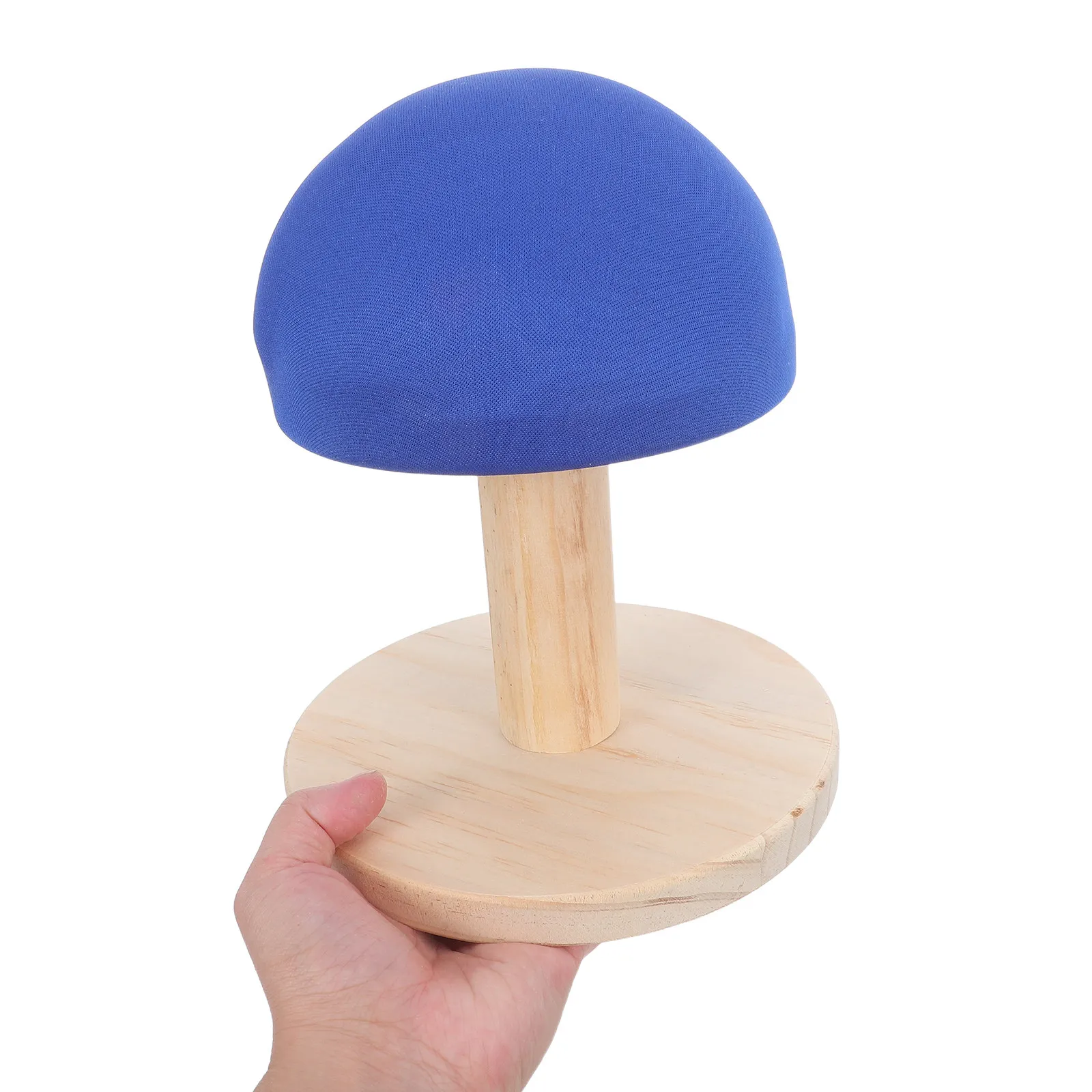 Mini Round Wooden Ironing Board Sleeve Pressing Board Tabletop Ironing Stool Space-Saving Heat Resistant Surface for Sewing