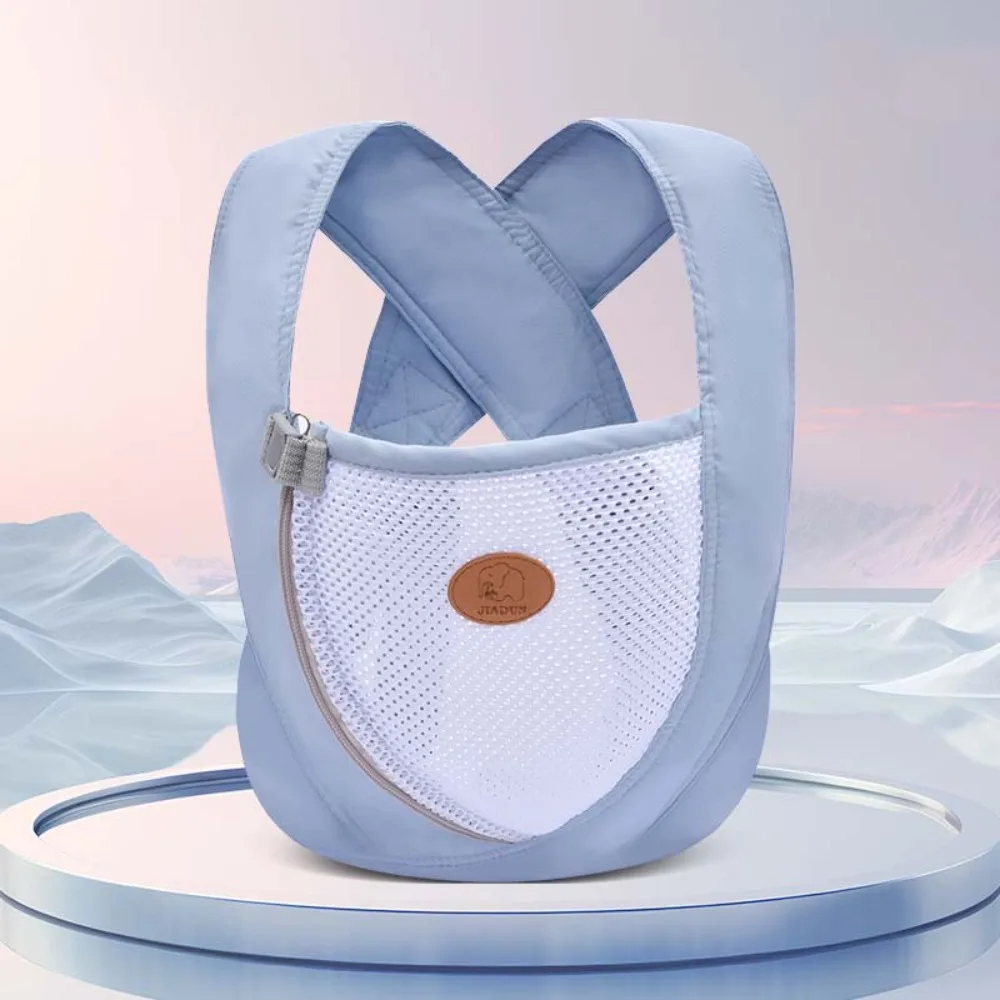 

Newborn Front Holding Baby Wrap Carrier Cotton Infant Kangaroo Bag Infant Backpacks Horizontal Holding Type Mesh