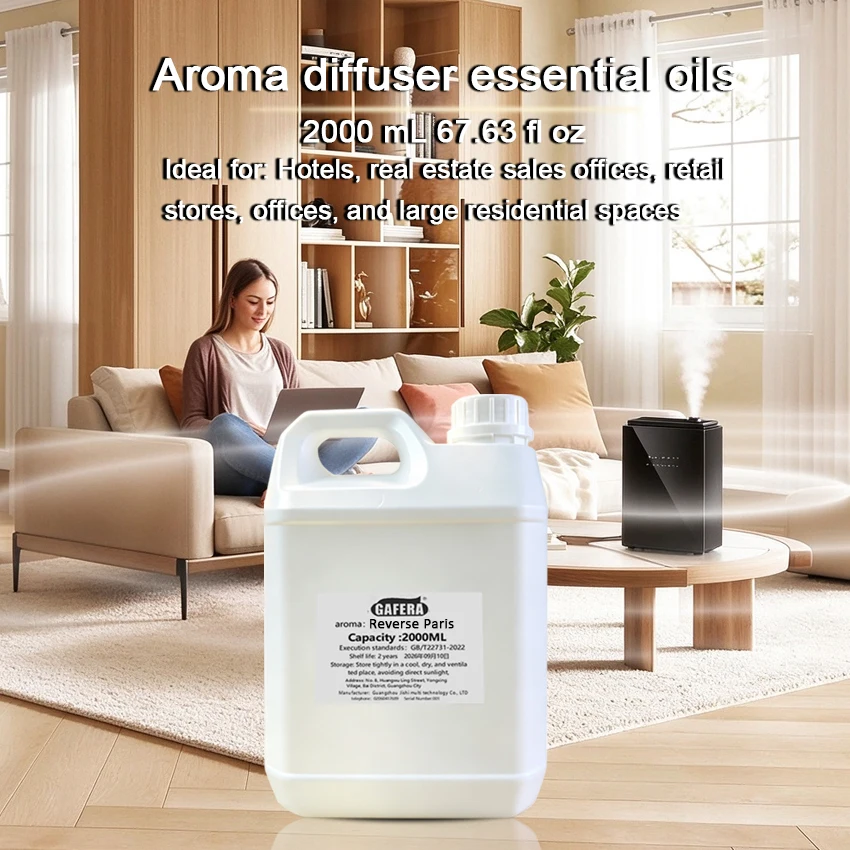 Diffuser Oil: A Luxurious Essential Oil Blend for Diffusers,Aromatherapy Inspired by Luxury Hotels—Long-Lasting Fragrance 2000ML