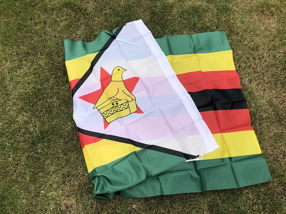 Bandera Zimbabwe polyester decoración 90x150 cm - imagen 5