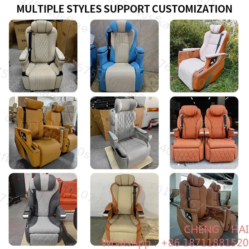 Customized CHENG HAI Luxurious and Comfortable Business Car Seats Van Interior Accessories Multifunctional Seats Alphard Single