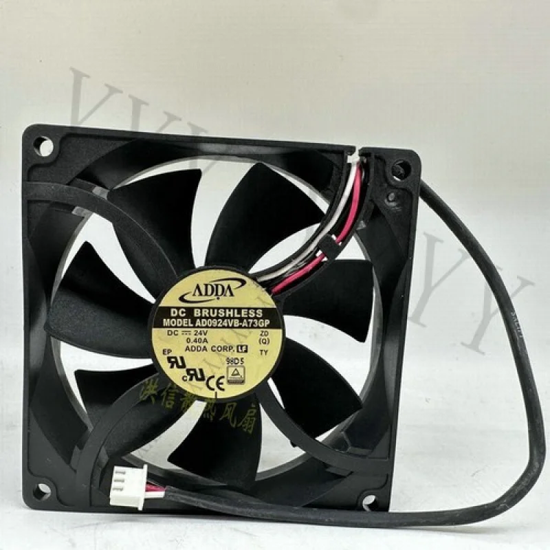 

Для 1 шт. вентилятор ADDA AD0924VB-A73GP DC24V 0,40A 9225 9 см 3-проводной охлаждающий вентилятор