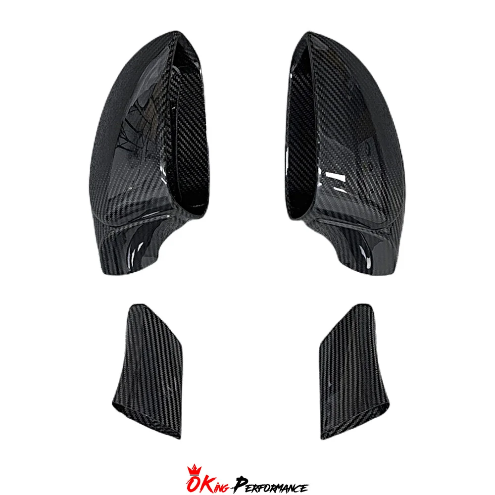 

Dry Carbon Fiber Replacement Mirror Cover For Ferra 488 GTB Car Accessories