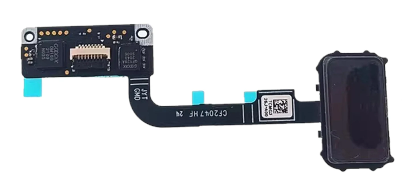 New Fingerprint Module Power Button Black for Dell XPS 13 9300 9310, Part No. 0TCMG3 TCMG3