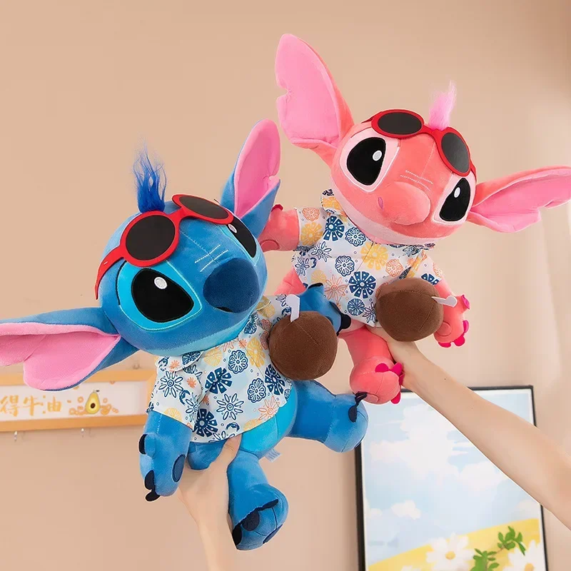 

30/65cm Lilo and Stitch Disney Plush Toys Anime Plushie Stich Dolls Kawaii Summer Hawaii Angel Stuffed Gift Children Christmas