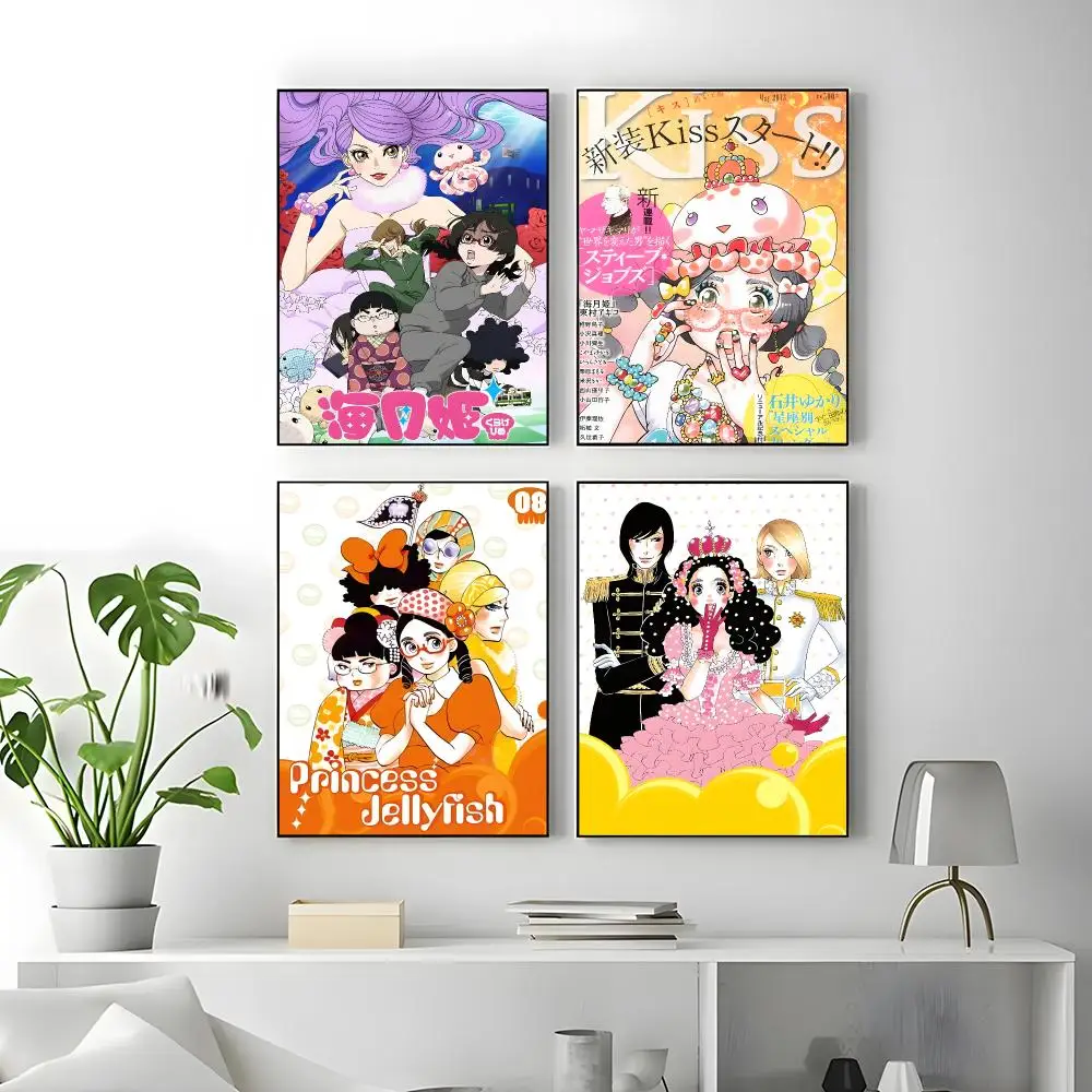 Anime Princess Jellyfish Poster Poster High Quality Wall Art for Home Office Bedroom Living Room Perfect