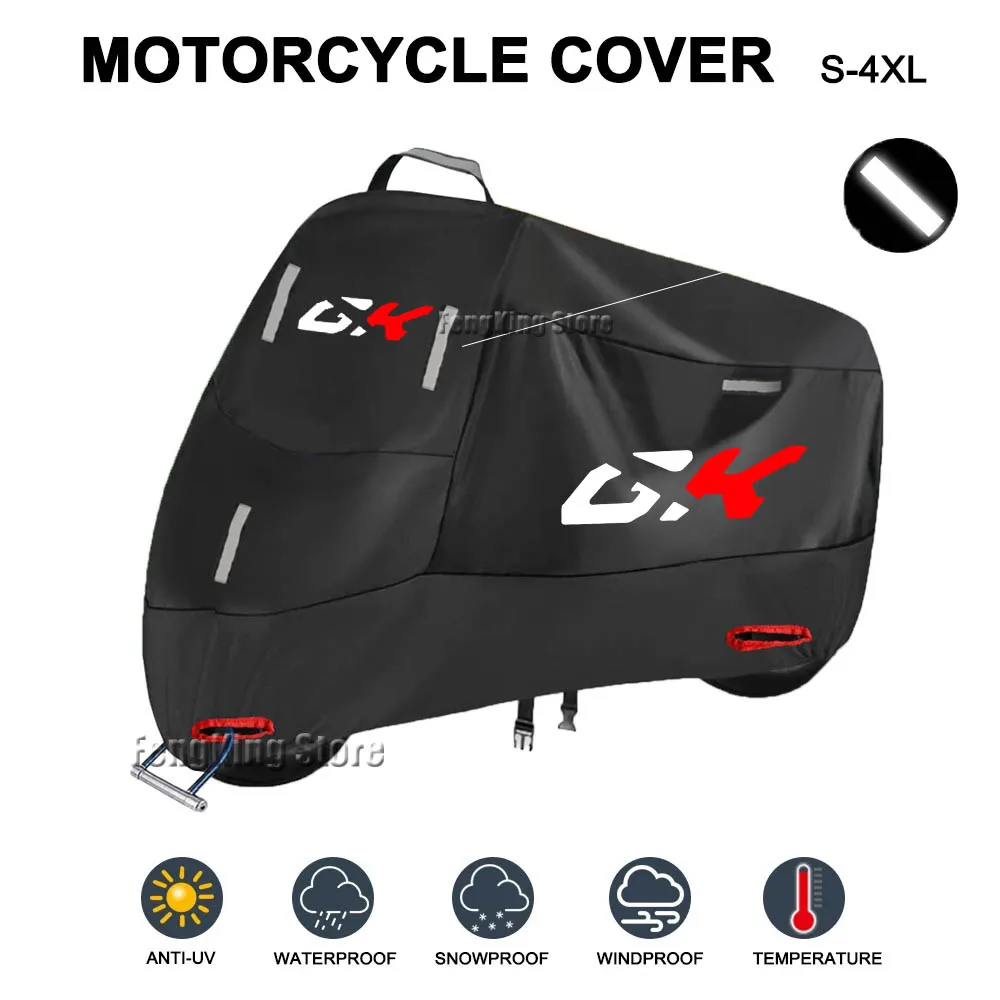 

For Zontes GK 125 / GK 155 / GK 125X Motorcycle Cover Waterproof Outdoor Motorbike Rain Dustproof Snow Sun UV Protector